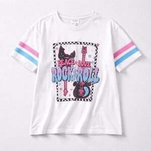 Graphic T-shirt with pockets, long fitting women’s by fantastic fawn